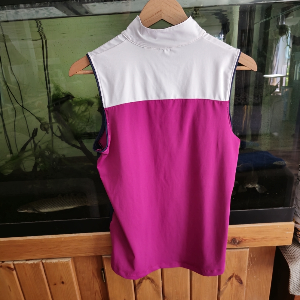 EUC women's sleeveless quarter zip golf shirt - Picture 2 of 3